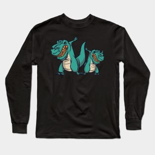 Dab Dinosaur T-Rex Long Sleeve T-Shirt